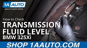 How to Check Transmission Fluid Level 1997-2006 BMW 325Xi