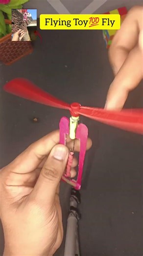 I Will Make A Flying Toy Like A Helicopter Without Dc Motor #shorts #helicopter #dcmotor