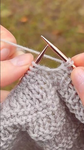 Make 1 Backwards Loop (Increase) in Knitting