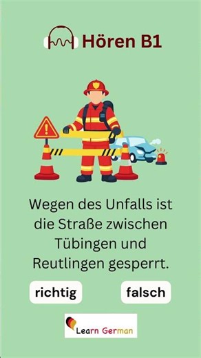 B1 Hören üben | Übung 9 | German Listening Practice B1 | Learn German