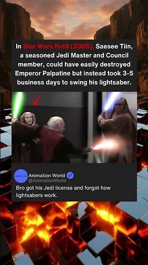 In Star Wars RotS (2005), Saesee Tiin could have easily destroyed Emperor Palpatine.