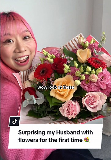 Surprising My Husband with Beautiful Flowers for Valentines