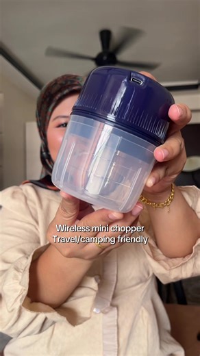 Travel-Friendly Wireless Mini Chopper
