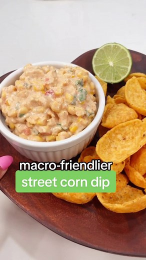 Just a simple (and 🔥) summer side, serve this hot OR cold—perfect for your holiday weekend, cookouts, or pool days 😋 #summermeals #healthymeals #easymeals #healthyrecipes #caloriedeficit #mealsforweightloss #streetcorndip #memorialdayfood #sidedish