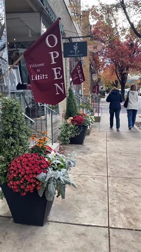 1.2K views · 61 reactions | Falling for Lititz all over again. The vibrant colors, the unique shops, and that perfect crisp air — it’s pure autumn magic! Come experience this small town charm  | Downtown Lititz | Facebook