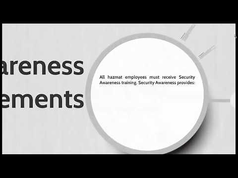 Webinar: Hazardous Materials Transportation Training Requirements