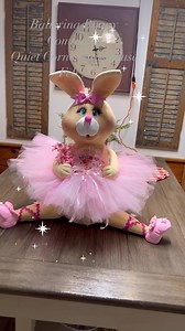New Tutorial for those Bunny lovers !! Join the Clubhouse and I’ll teach you how to make your own ballerina bunny !! | Quiet Corner crafting with Julianna