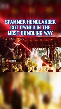 SPAMMER HOMELANDER GOT OWNED#mortalkombat1#mortalkombat#mortalkombatx#mortalkombat11#mk1#mkx#mk11#mk