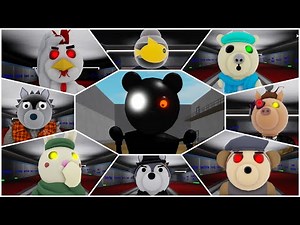 Piggy ALL 50 BADGES Jumpscare! Roblox Roleplay City