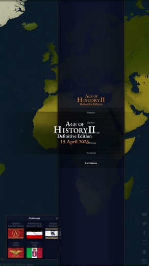 15 April 2026 - Age of History 2: Definitive Edition