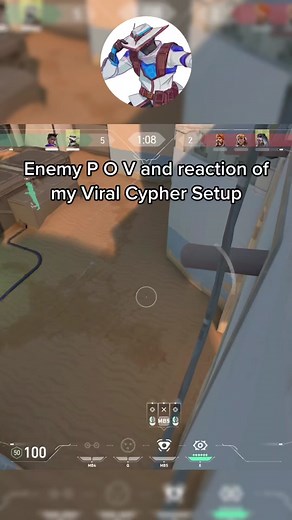 Cypher Setup: Enemy POV & Reaction | Valorant