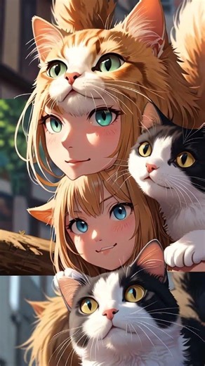 🐈 Anime Cats Who Were More Than Pets! #AnimeCats #Anime #Shorts