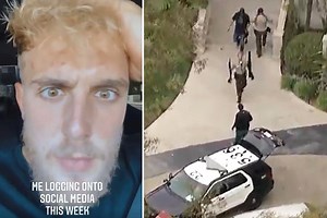 Jake Paul breaks social media silence after FBI seized firearms during home raid