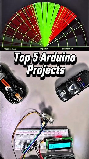 Top 5 Arduino Mega Projects! #arduino #ultrasonicsensor #top #diy #shorts