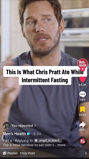 Chris Pratt knows a thing or two about fitness and fasting. Here’s a breakdown that Mens Health did with Chris on intermittent fasting. Learn more at FastedAthlete.com or search Fasted Athlete on Amazon. #intermittentfasting #health #longevity #fitness #fastedathlete | Fasted Athlete