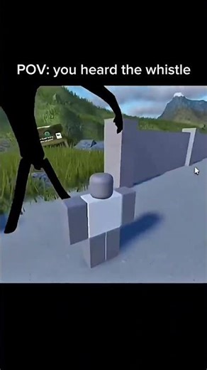 did you hear the whistle? #roblox #memes #robloxedit #forsaken #gubby