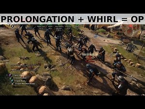 Witcher 3 - Prolongation enchantment + Whirl = OP