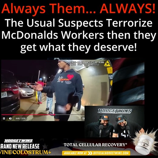 7.6M views · 127K reactions | The Usual Suspects Terrorize McDonalds Workers then they get what they deserve! | The Hodgetwins | Facebook