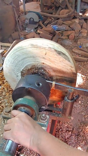 7.7K views · 20 reactions | From Raw Wood to Masterpiece | Woodturning Skills | Woodworking art Skill | Facebook