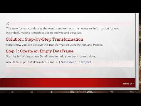 Transforming Survey Results into a BI-Friendly Format Using Python and Pandas