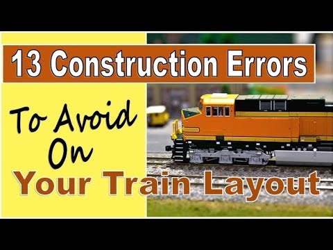 Avoid These 13 Construction Errors on Your Model Train Layout 🔥