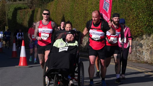 Ex-England rugby star paralysed by scrum reveals heroic London Marathon bid