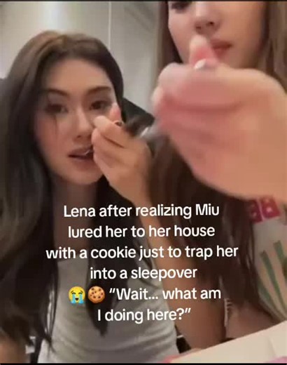 Lena Realizes Miu Lured Her With a Cookie into a Sleepover