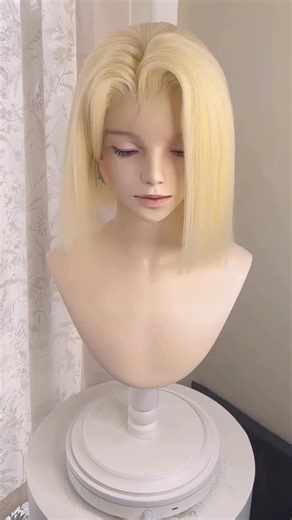 Morojo on Instagram: "Dragon Ball Android 18 cosplay wig #cosplay #wigs #wigstyling #anime #dragonball"