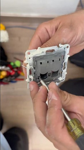 Double RJ45 Socket Installation ⚡️ #double #rj45 #socket #installation #tools #electrician