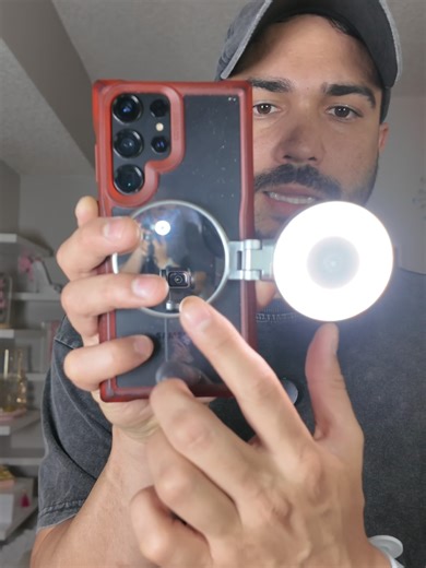 Luz selfie magnética con espejo TELESIN ✨ aro de luz LED 360° con MagSafe, espejo integrado y soporte para celular, perfecta para maquillaje, videollamadas, live streaming y creación de contenido. Con 3 temperaturas de color y batería recargable portátil, es ideal para grabar en cualquier lugar con mejor iluminación profesional. Compatible con iPhone 17, 16, 15 y 14. Ideal para TikTok, selfies y contenido diario. #SelfieLight #RingLight #MagSafe #ContentCreator #TikTokShopStockUp
