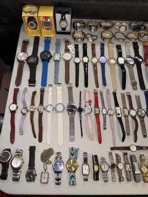 8.5 Lbs Watch Lot – Untested – Parts/Repair – Large Assorted Lot | eBay