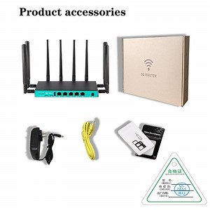 [Hot Item] Dual Band 1800Mbps WiFi6 Router Openwrt Gigabit Network Port 5g Router with Dual SIM Card Slot