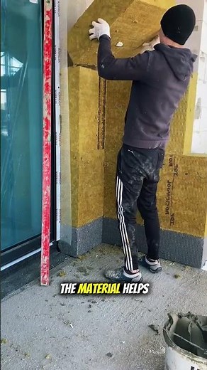 Satisfying Wall Insulation & Mortar Installation Process | Rockwool + Cement Work (Perfect Finish!)