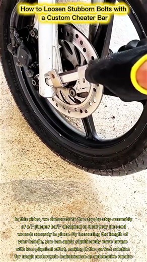 How to Loosen Stubborn Bolts with a Custom Cheater Bar