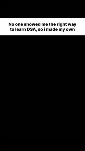 𝗖𝗼𝗱𝗶𝗻𝗴 𝗿𝗲𝘀𝗼𝘂𝗿𝗰𝗲𝘀 • 𝗙𝘂𝗹𝗹𝘀𝘁𝗮𝗰𝗸🧑‍💻𝟱𝟬𝗸🎯 on Instagram: "The Roadmap to Master DSA 🚀 Nobody showed me the right path, so I made my own: 🔹 Basics → Maths & Complexity 🔹 Core → Arrays, Strings, Linked Lists, Stacks, Queues 🔹 Advanced → Trees, Graphs, Heaps, BST 🔹 Pro Level → DP, Tries, Divide & Conquer, Greedy 🔹 Constant → Practice, Practice & Practice ⚡ Follow this step-by-step and DSA won’t feel scary anymore! 📌 Save this roadmap & share with your coding buddy. 👨‍