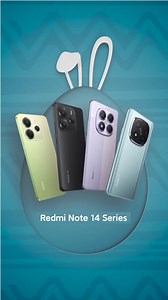✨ Level up your every day with the Redmi Note 14 Series! Bold design. Big performance. Beautiful display. Whether it's work, play, or everything in between — there's a Note for you. 💥📱 #RedmiNote14Series #XiaomiNigeria | Xiaomi Nigeria