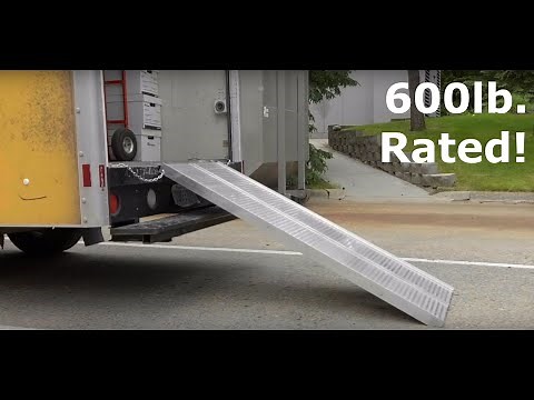 Ultra-Tow Aluminum Mobility Ramp Set 1200-Lb. Capacity 30in.W x 72in.L