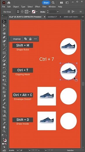 Adobe Illustrator 2026 Clipping Mask Tips