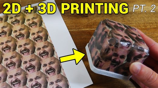 Full colour first layers on your 3D prints part 2 – Laser and inkjet printers too!