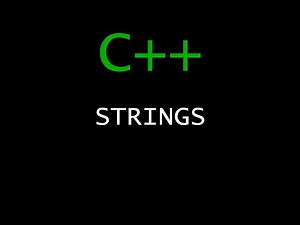 C++ Programming Tutorial 7 - Strings