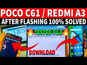 REDMI A3 RECOVERY MODE PROBLEM | POCO C61 DEAD BOOT REPAIR REMOTELY | REDMI A3X LOGO RESTERT FIX ✅