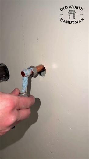 Shut off valve installation with Wera Joker and Techers #oldworldhandyman #weratools #techers