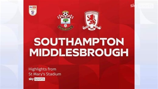 Southampton 1-1 Middlesbrough: Kaly Sene strikes late to keep Championship leaders Boro unbeaten