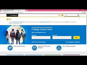How to create a college board account/Create a college board account