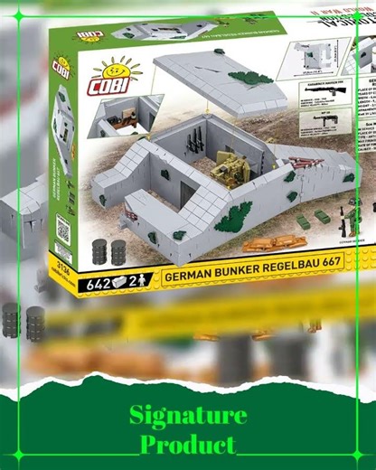 COBI German Bunker Regelbau 667 Set 3136