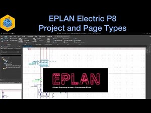 EPLAN Electric P8: Project (Schematic/Macros) & Page (Multi-line) Types #eplan #eplanp8 #electrical