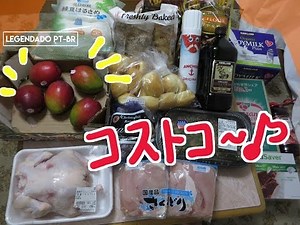 コストコの買い物♪今回はマンゴー、ガラナ、プルコギ、鶏丸ごと、にんにくなどです♪