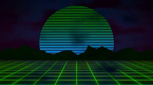 Motion Retro Abstract Background Green Grid Stock Motion Graphics SBV-337710153 - Storyblocks