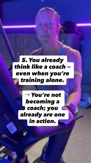 You might not even realise it yet… but the signs are already there. You’re noticing things others don’t. You’re thinking like a coach. Moving like one. You’re already halfway there. Whether you’re about to start your qualification or ready to take on your first client — this is your reminder: You’re ready. You don’t need more proof. You just need to trust what’s already unfolding. Watch the reel, see yourself in it… and then take the next step. Because the signs are there — you’re ready to coach