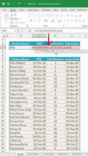 Fix VLOOKUP Errors in Seconds! Excel Hack ⚡
